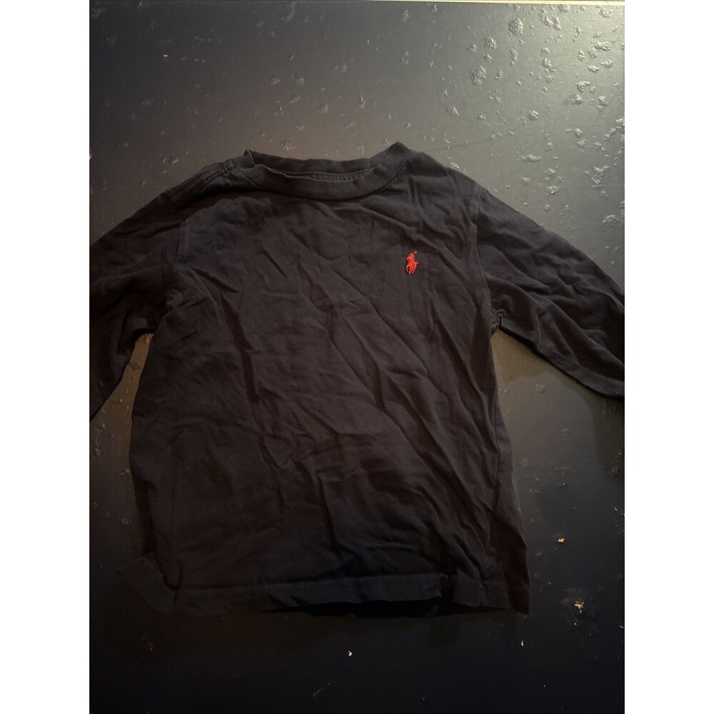 Polo Ralph Lauren Navy Blue Long Sleeve Shirt Boys, Size 3T